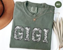 floral gigi shirt for grandma vintage mom life tee mothers day gift comfortable grandmother t shirt floral gg design okb4o