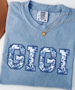floral gigi shirt for grandma vintage mom life tee mothers day gift comfortable grandmother t shirt floral gg design xwygo