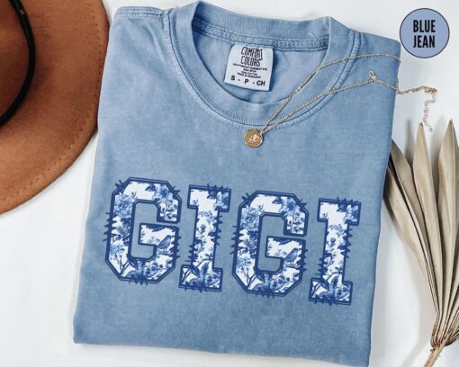 floral gigi shirt for grandma vintage mom life tee mothers day gift comfortable grandmother t shirt floral gg design