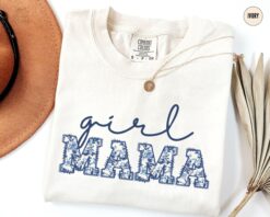 floral girl mama shirt for moms of girls funny mom life t shirt mothers day gift gender reveal outfit birthday shirt 9b3ul