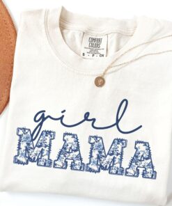 floral girl mama shirt for moms of girls funny mom life t shirt mothers day gift gender reveal outfit birthday shirt 9b3ul