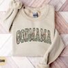 floral godmother sweatshirt for auntie proposal unique gift ideas cute cottagecore crewneck mothers day shirt ow2a5