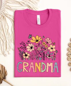 floral grandma shirt for great grandma and grandma to be unique gift for grandparents and mothers day celebrations lyw8d