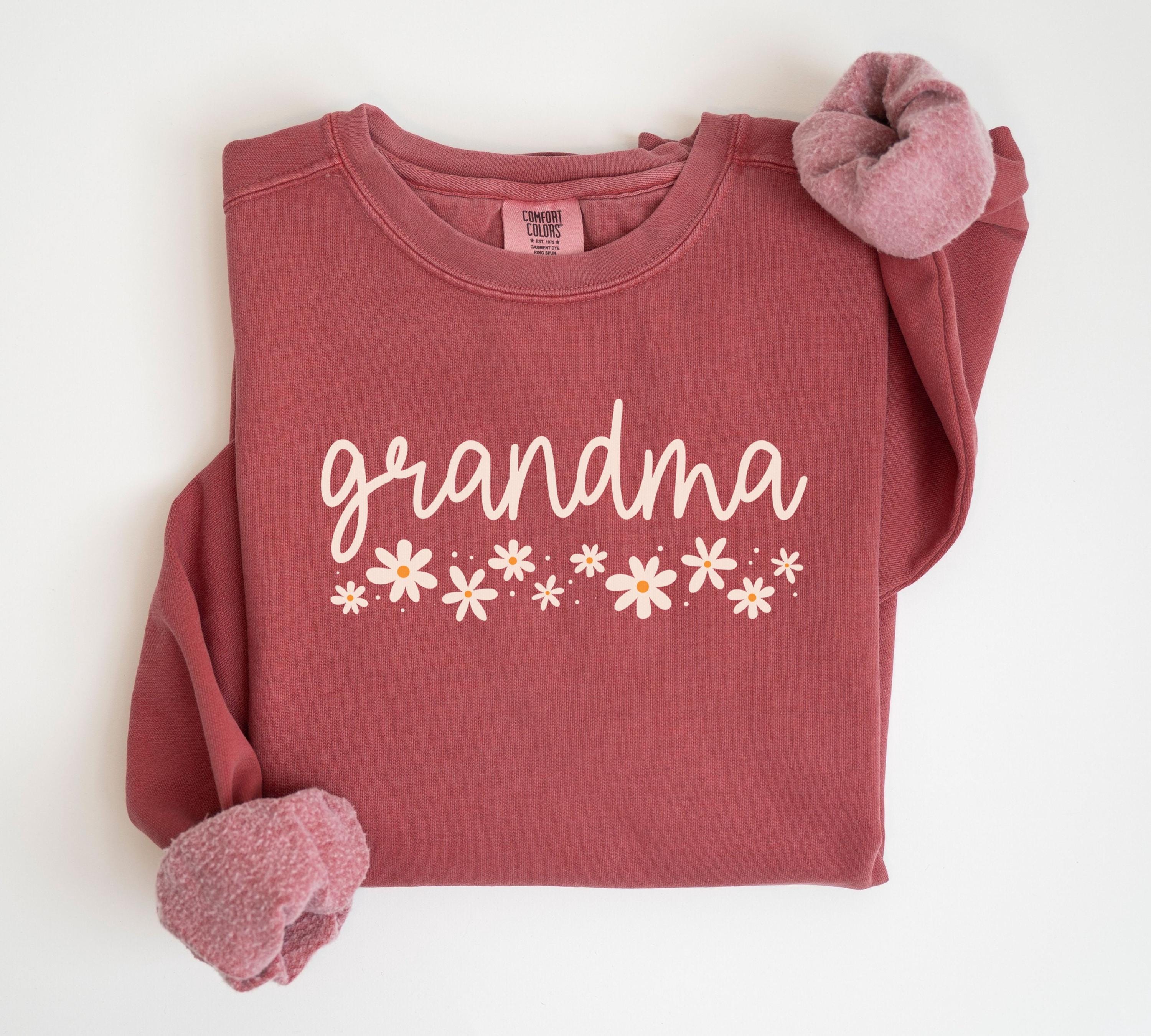 floral grandma sweatshirt cute crewneck for grandma mothers day gift best grandma shirt vintage style 0tcxv scaled