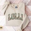 floral grandma sweatshirt for lolli with crewneck design unique mothers day gift and baby announcement idea eoqvi