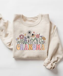 floral grandma sweatshirt for mothers day gift cute nana shirt unique granny gift new grandma apparel zv6dg