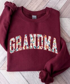 floral grandma sweatshirt for mothers day gift great grandma nana shirt cute mom life apparel vpfu0