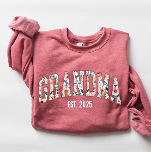 floral grandma sweatshirt for mothers day great grandma nana sweater unique gift for mom and grandmother hvwbt scaled
