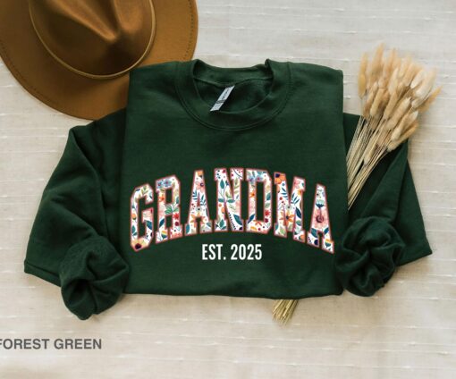 floral grandma sweatshirt for mothers day great grandma nana sweater unique gift for mom and grandmother oizlj scaled