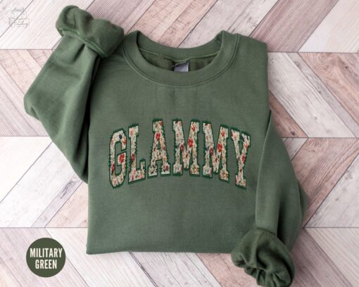 floral grandma sweatshirt for mothers day unique glam ma crewneck gift for granny best grandma ever shirt qkprv