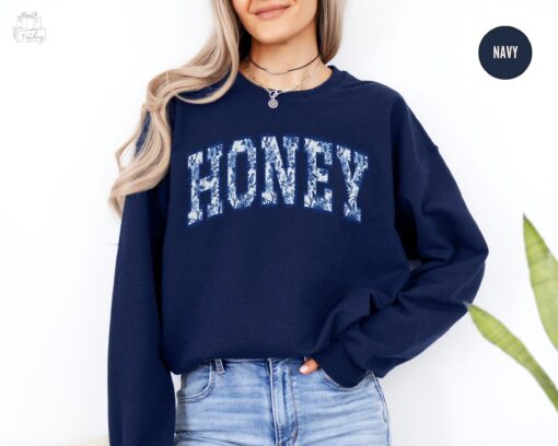 floral grandma sweatshirt toile de jouy honey crewneck funny mom shirt for mothers day and christmas gifts fiehr