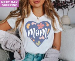 floral heart mom shirt for mothers day funny sarcastic t shirt unique gift for moms best mom ever 74dt6