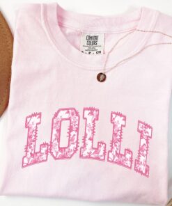 floral lolli t shirt for grandma mothers day gift toile de jouy design cute floral tee for valentines day s2zwb