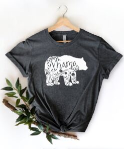 floral mama bear shirt for moms funny mothers day shirt cute mom t shirt baby shower gift unique mom life apparel zejrc