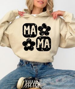 floral mama hoodie retro flower sweatshirt comfortable mama apparel vintage mom life shirt cute mom sweater noejw