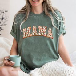 floral mama shirt cute mom shirt for mothers day personalized mom gifts new mom t shirt bella canvas yquyl