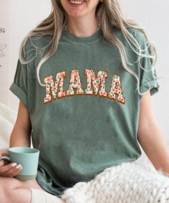 floral mama shirt cute mom shirt for mothers day personalized mom gifts new mom t shirt bella canvas yquyl