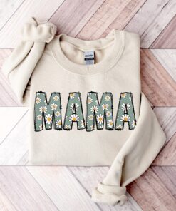 floral mama shirt cute mom t shirt for mothers day best gift for new moms and grandmas unique mommy apparel byhj4