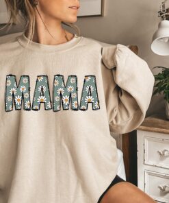 floral mama shirt cute mom t shirt for mothers day best gift for new moms and grandmas unique mommy apparel kpgcm