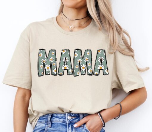 floral mama shirt cute mom t shirt for mothers day best mom ever gift trendy daisy design for moms and grandmas 574y9