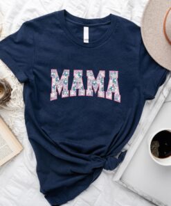 floral mama shirt cute mom t shirt for mothers day gift flower design spring motherhood top for new moms and girl mamas mrnaj