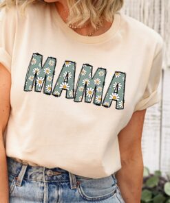 floral mama shirt cute mom t shirt for mothers day new mom gift personalized gifts for moms and grandmas ntqjq