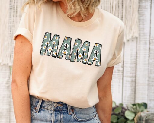 floral mama shirt cute mom t shirt for mothers day new mom gift personalized gifts for moms and grandmas ntqjq