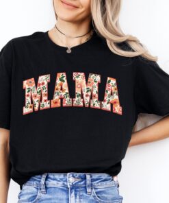 floral mama shirt cute mom t shirt for mothers day new mom gift personalized mommy apparel unique gifts for her yxp89