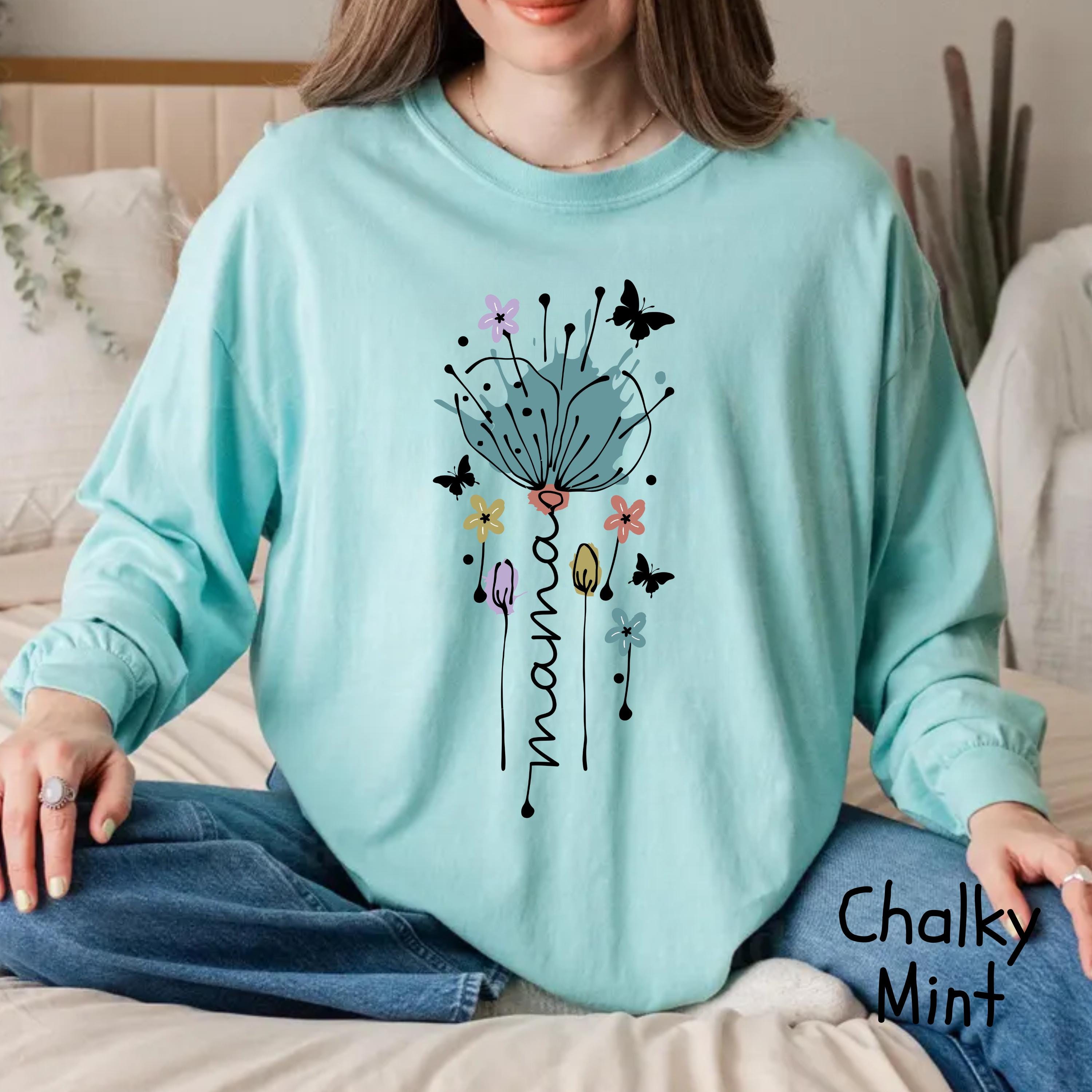 floral mama shirt cute mom t shirt long sleeve best mom ever shirt new mom gift mothers day shirts wdzei scaled