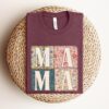 floral mama shirt for flower lovers cute gardener mom shirt mothers day gift from daughter unique floral design mssij scaled