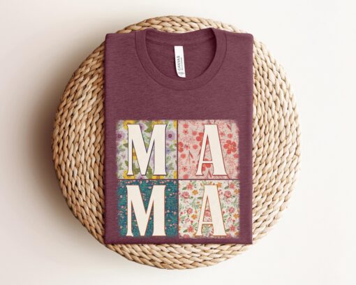 floral mama shirt for flower lovers cute gardener mom shirt mothers day gift from daughter unique floral design mssij scaled