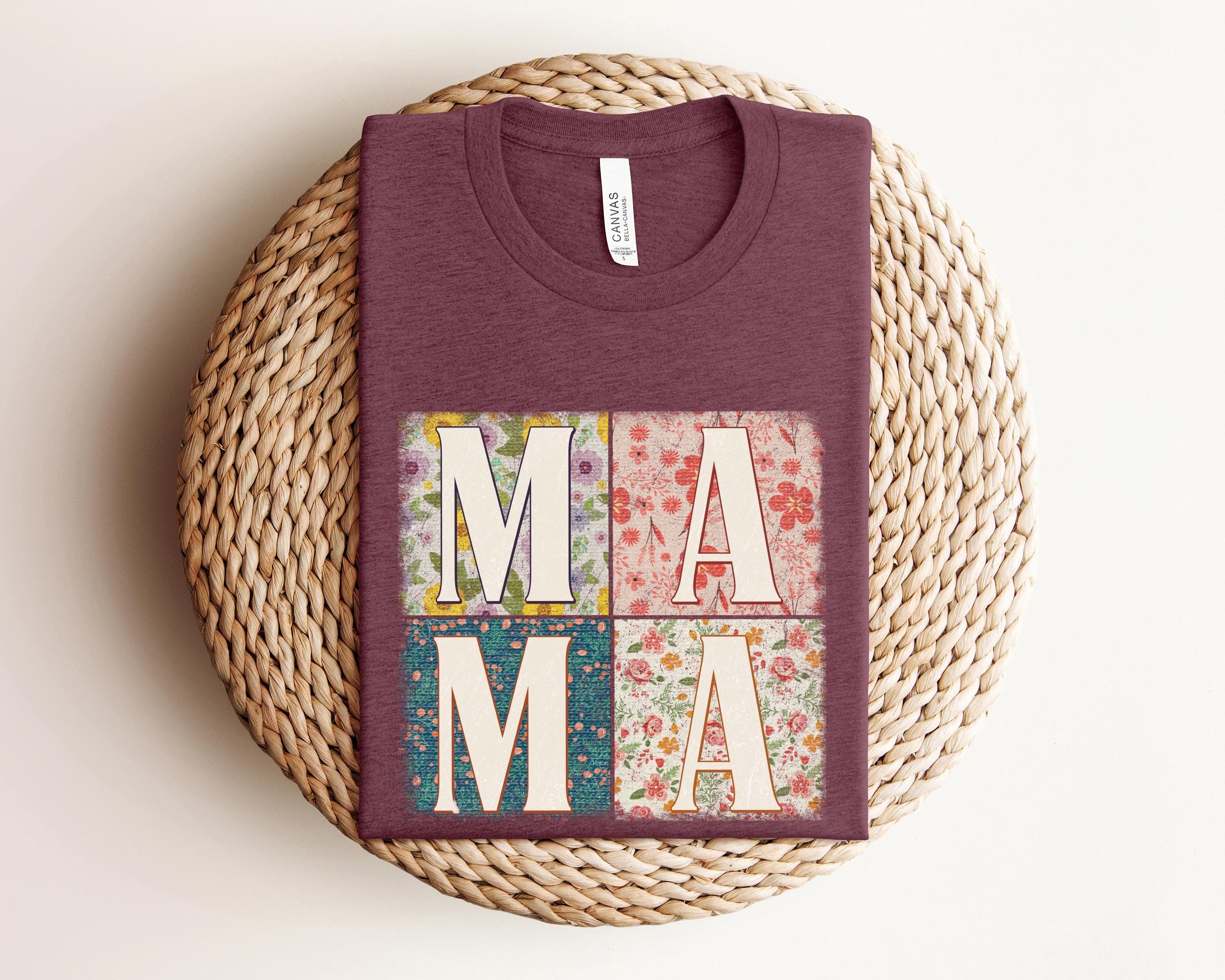 floral mama shirt for flower lovers cute gardener mom shirt mothers day gift from daughter unique floral design mssij scaled