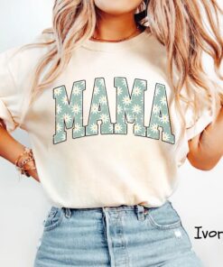 floral mama shirt for mom birthday gift cute mom shirt for mothers day new mom gift comfortable motherhood tee o9pty