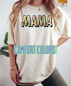 floral mama shirt for mom comfortable t shirt mothers day gift new mom shirt cute flower design for mom life rxrl0