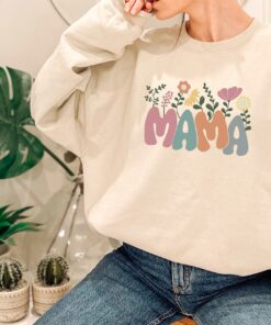 floral mama shirt for mom life spring style funny gardener mom t shirt perfect for mothers day gifts qdzhh