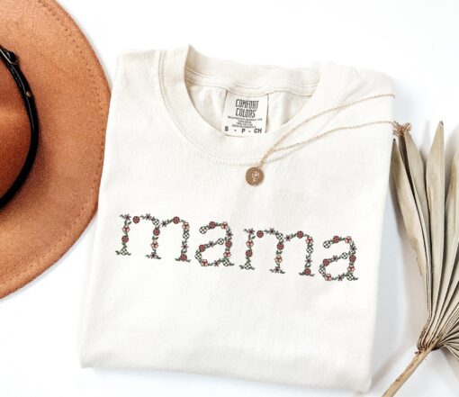 floral mama shirt for moms cute mothers day shirt custom mom announcement gift new mama t shirt for floral lovers 34hir