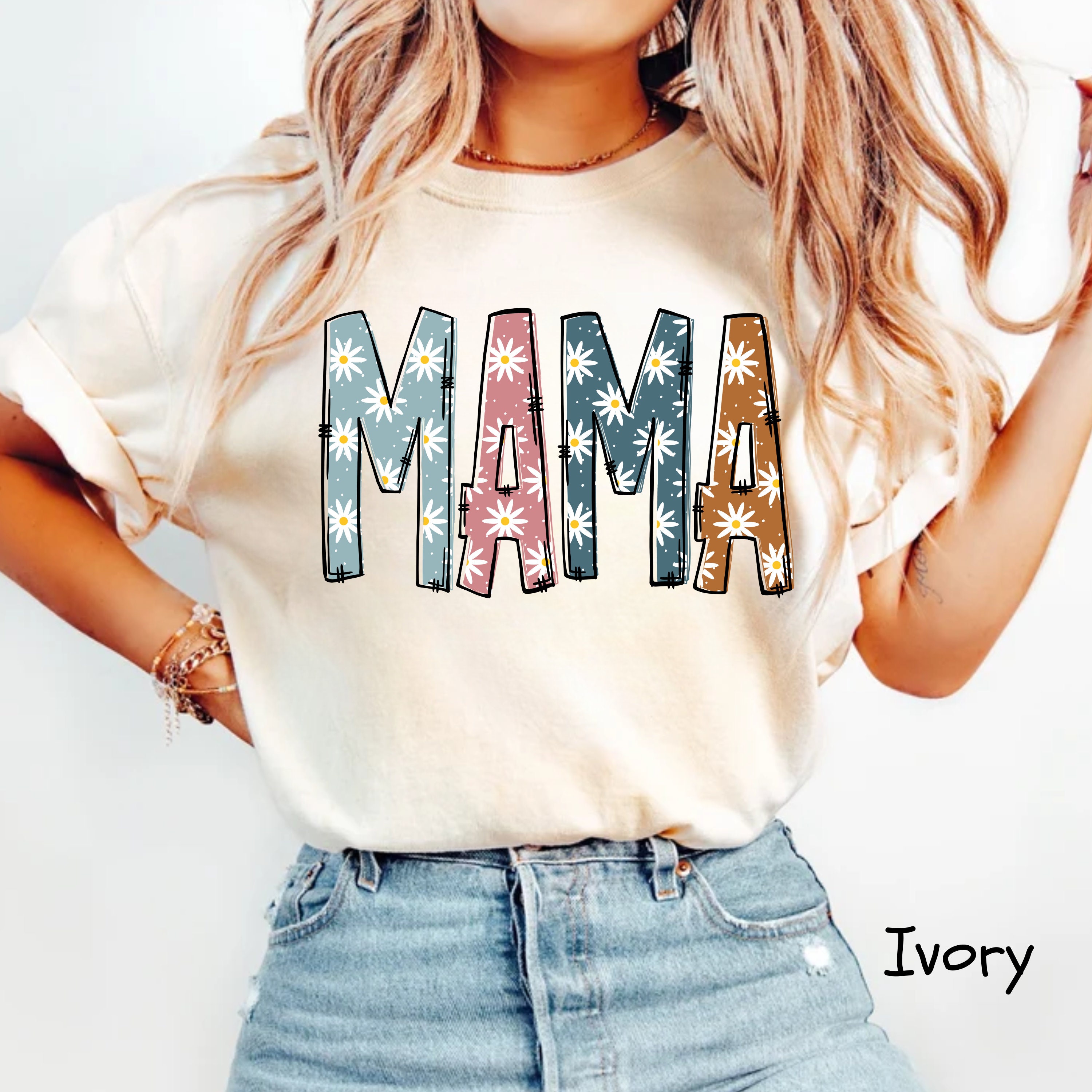 floral mama shirt for moms funny motherhood tee best mom ever shirt perfect for mothers day birthday gifts