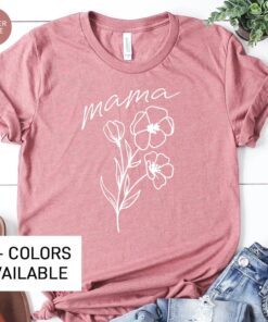 floral mama shirt for mothers day cute mom t shirt birthday gift from kids best mom ever shirt for mom life 2xibv