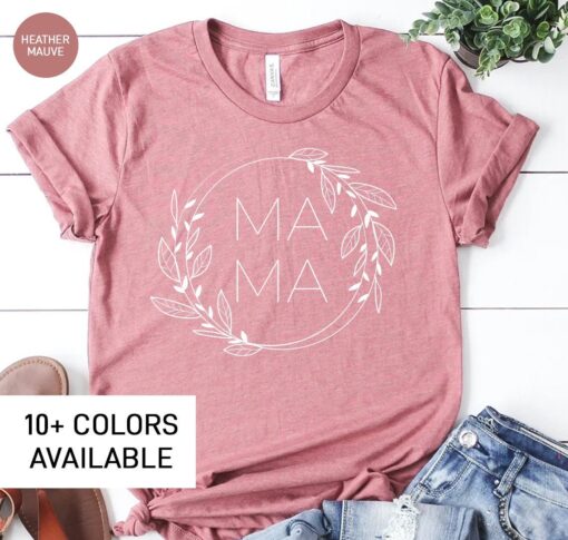 floral mama shirt for mothers day cute mom t shirt birthday gift from kids best mom ever shirt for moms aj1tc