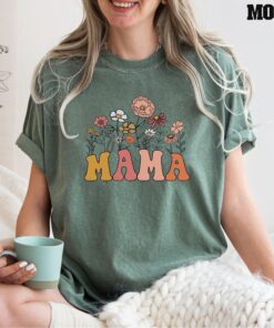 floral mama shirt for mothers day vintage style flower mom t shirt best mom ever gift cute mom life tee 69fer