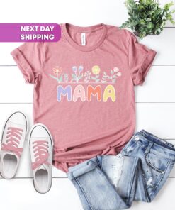 floral mama shirt for mothers day wildflower mom tee best mom gift cute floral t shirt for moms and flower lovers 4agst