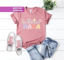 floral mama shirt for mothers day wildflower mom tee best mom gift cute floral t shirt for moms and flower lovers 4agst scaled