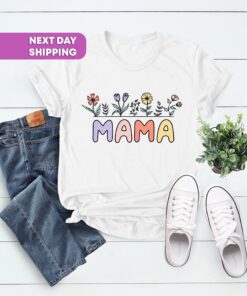 floral mama shirt for mothers day wildflower mom tee best mom gift cute floral t shirt for moms and flower lovers gzoww