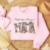 floral mama shirt happiness being a mama sweatshirt retro tee for mothers day and baby shower gifts kpn3s scaled