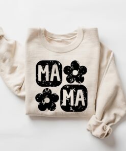 floral mama shirt retro mom hoodie comfortable sweatshirt cute mom life apparel trendy mother day gift web0f