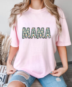 floral mama shirt with wildflowers retro design cute boho tee for moms ideal for mothers day gifts and mom life xhh2g