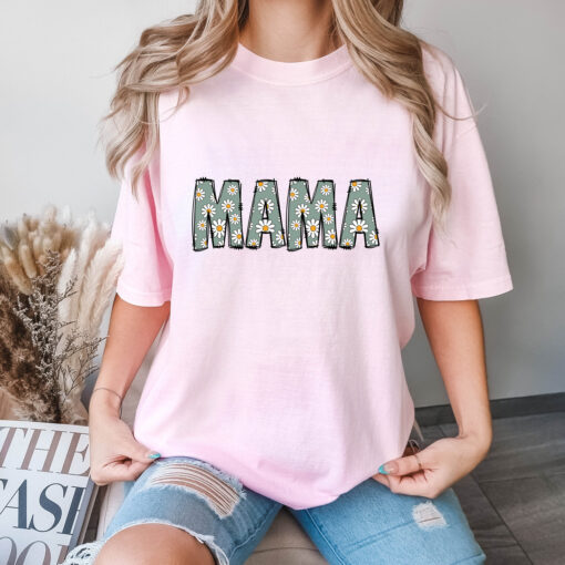 floral mama shirt with wildflowers retro design cute boho tee for moms ideal for mothers day gifts and mom life xhh2g scaled