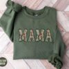 floral mama sweatshirt and hoodie cute mom life shirt for mothers day new mom pregnancy announcement crewneck vubmo