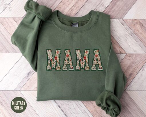 floral mama sweatshirt and hoodie cute mom life shirt for mothers day new mom pregnancy announcement crewneck vubmo