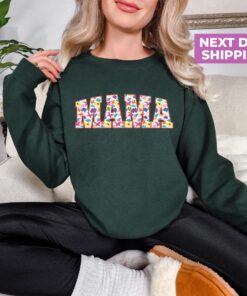 floral mama sweatshirt and hoodie cute mom shirt for mothers day gift new mom gifts floral lover tee 3d1m3